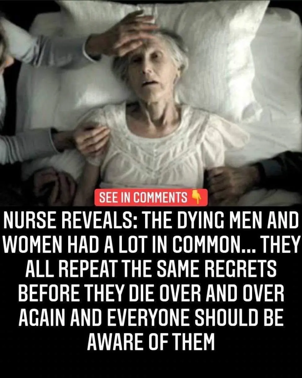 Nurse at palliative care reveals the top 5 regrets of people right before they died