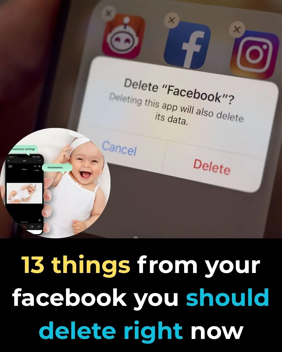 13 Things From Your Facebook You Should Delete Right Now