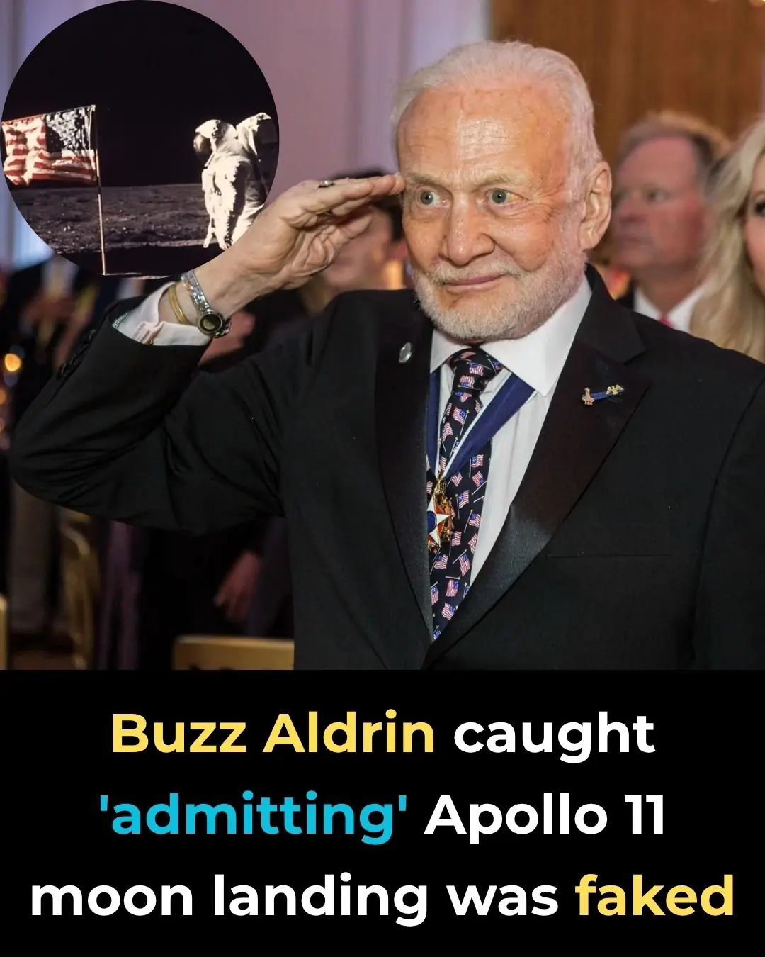 Buzz Aldrin ‘Admits’ Moon Landing Was Fake? Here’s What He Actually Said