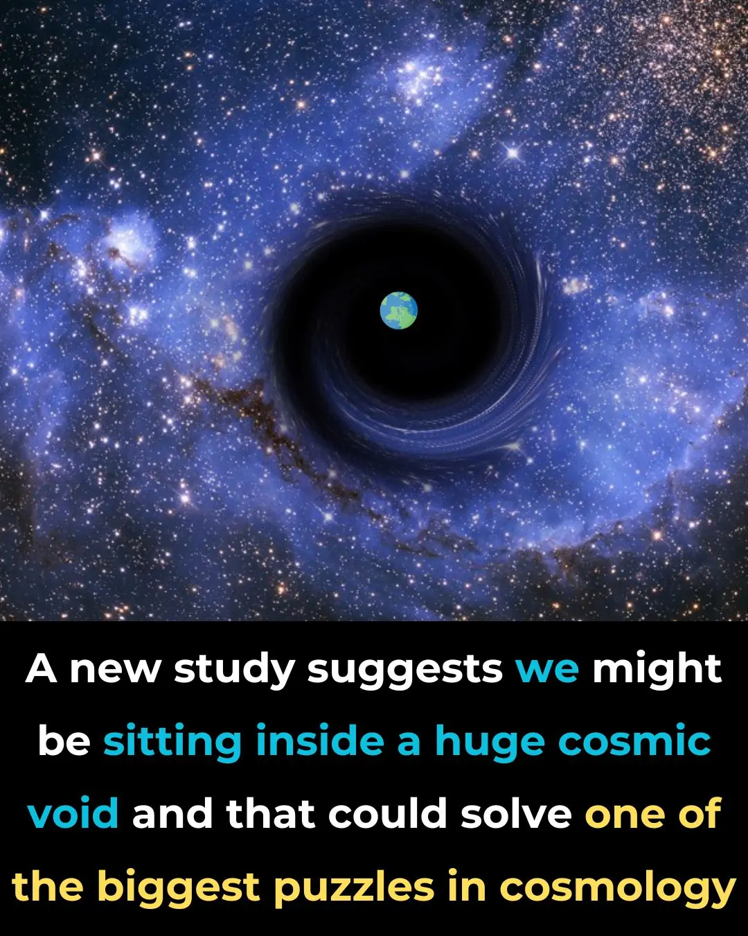 A New Study Suggests We Might Be Sitting Inside a Huge Cosmic Void and That Could Solve One of the Biggest Puzzles in Cosmology