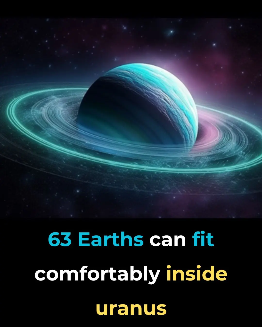 63 Earths Can Fit Comfortably Inside Uranus