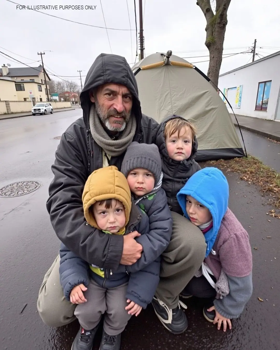Homeless Dad of Four Gives His Last $2 to a Stranger—Wakes Up to a Life-Changing Surprise!