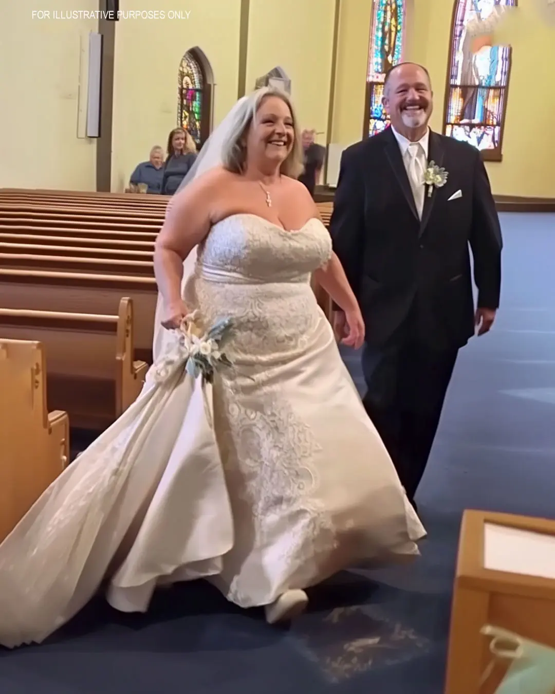 When My Future MIL Showed Up in the Same Dress as Me, My Groom’s Response Left the Whole Church Speechless!