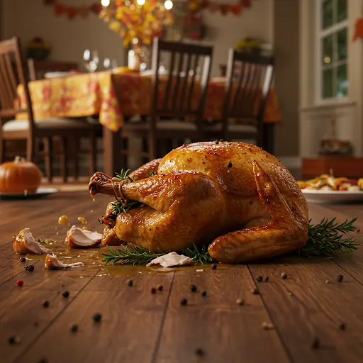On Thanksgiving, my 5-year-old daughter threw the turkey onto the floor — when I asked her why, she shouted, 'I saved everyone!