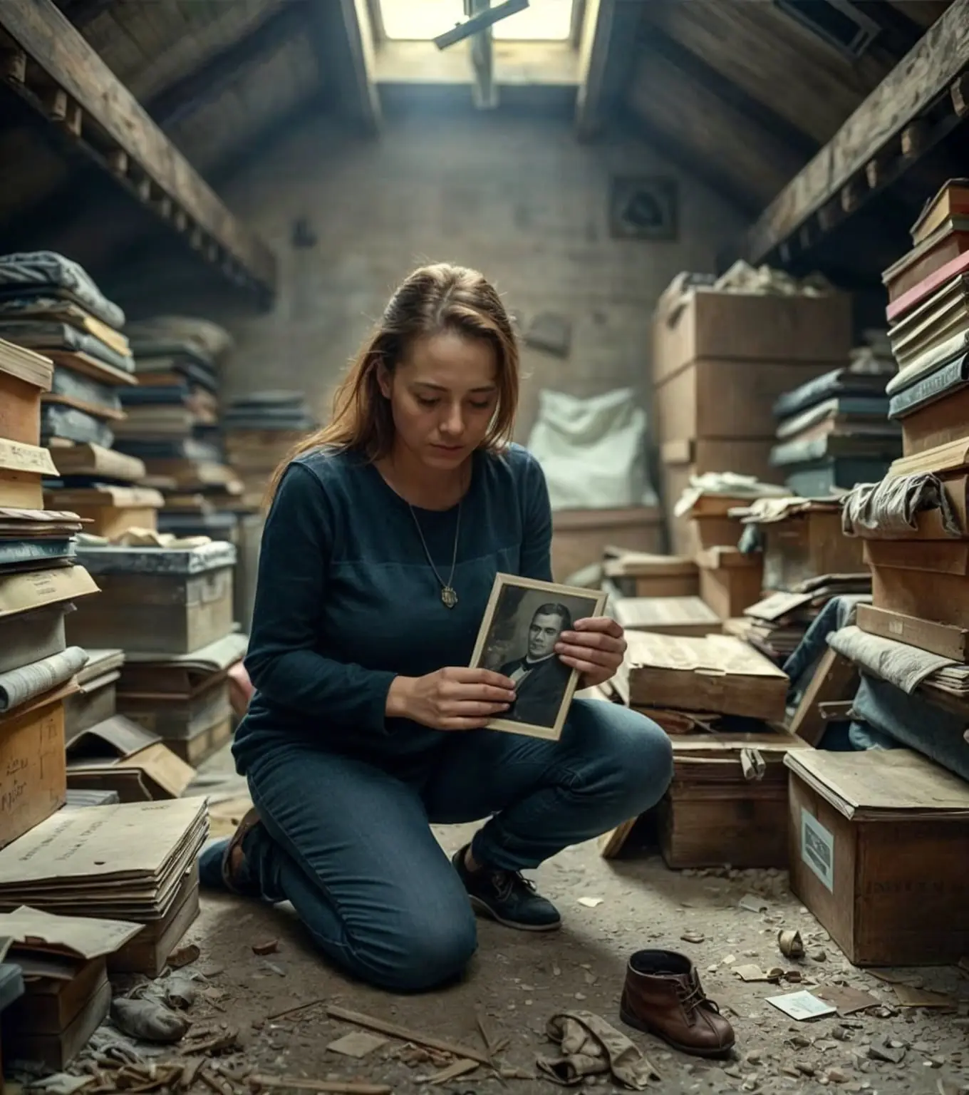 The Cleaning Lady Stumbles Upon Childhood Photos While Sorting Through a Wealthy Man’s Mansion