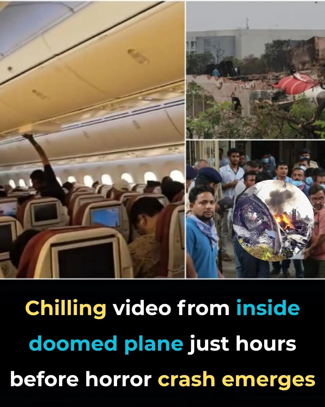 Air India Crash Passenger Shared Eerie Clip Showing Total Power Failure Hours Before Tragedy