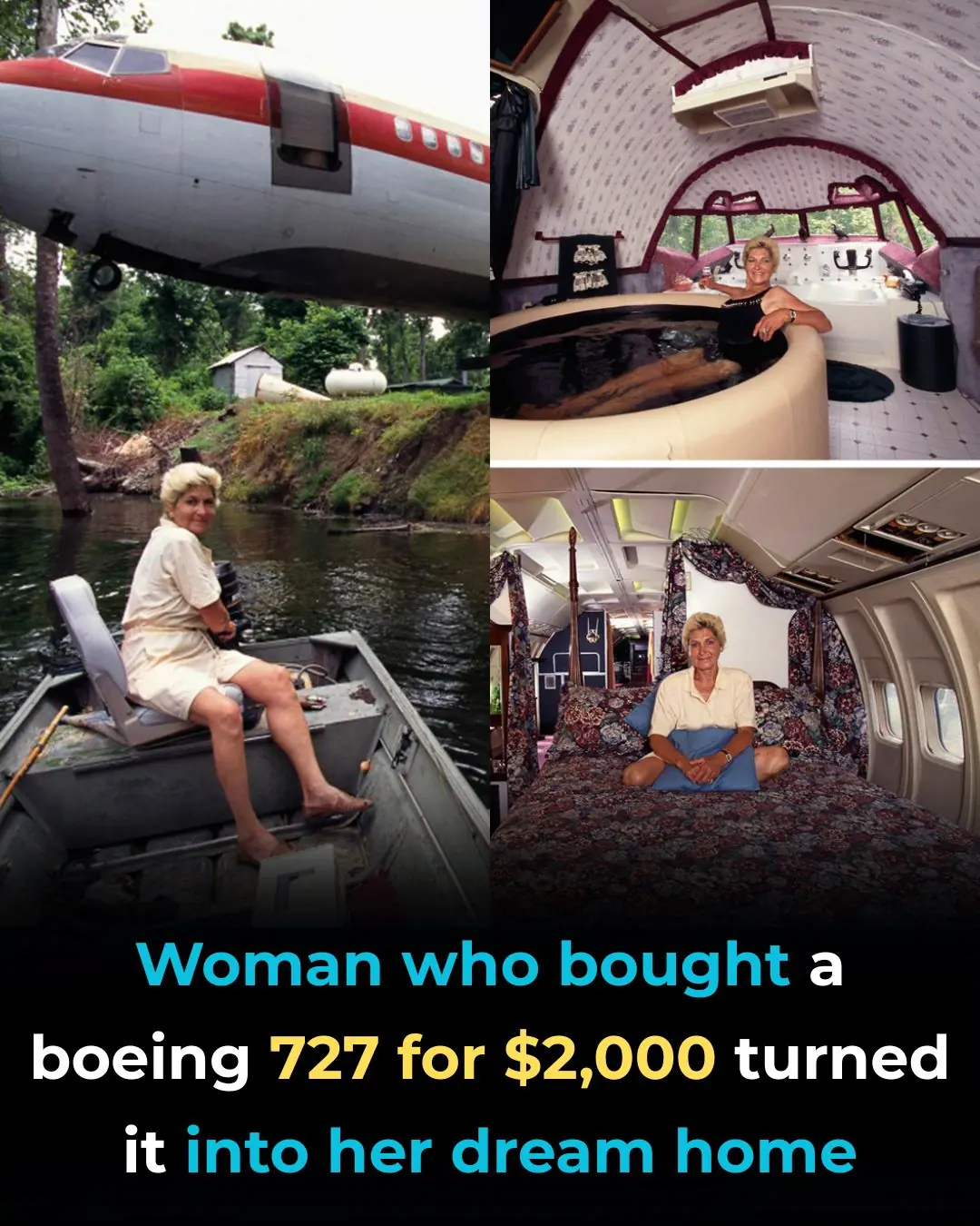 Woman Turns Boeing Plane Into Fully Functional Home