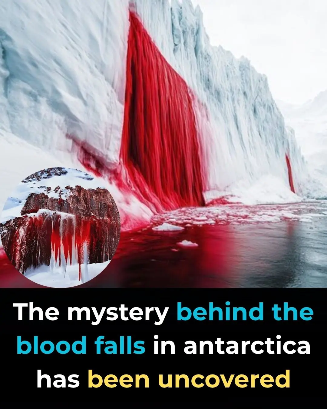 The Mystery Behind The Blood Falls In Antarctica