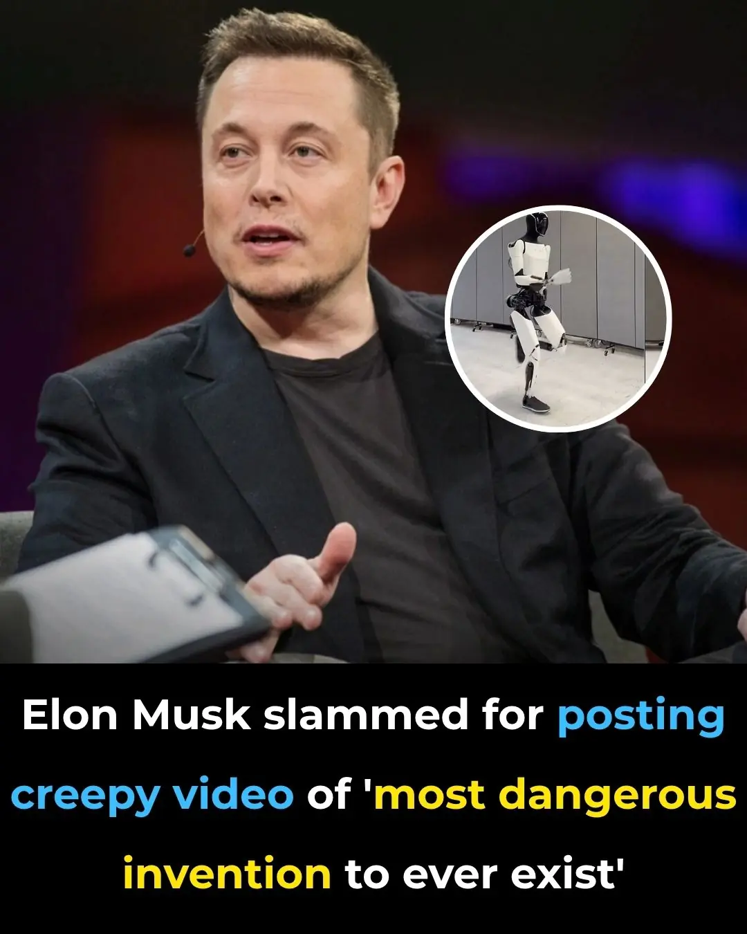 Elon Musk slammed for posting creepy video of 'most dangerous invention to ever exist'