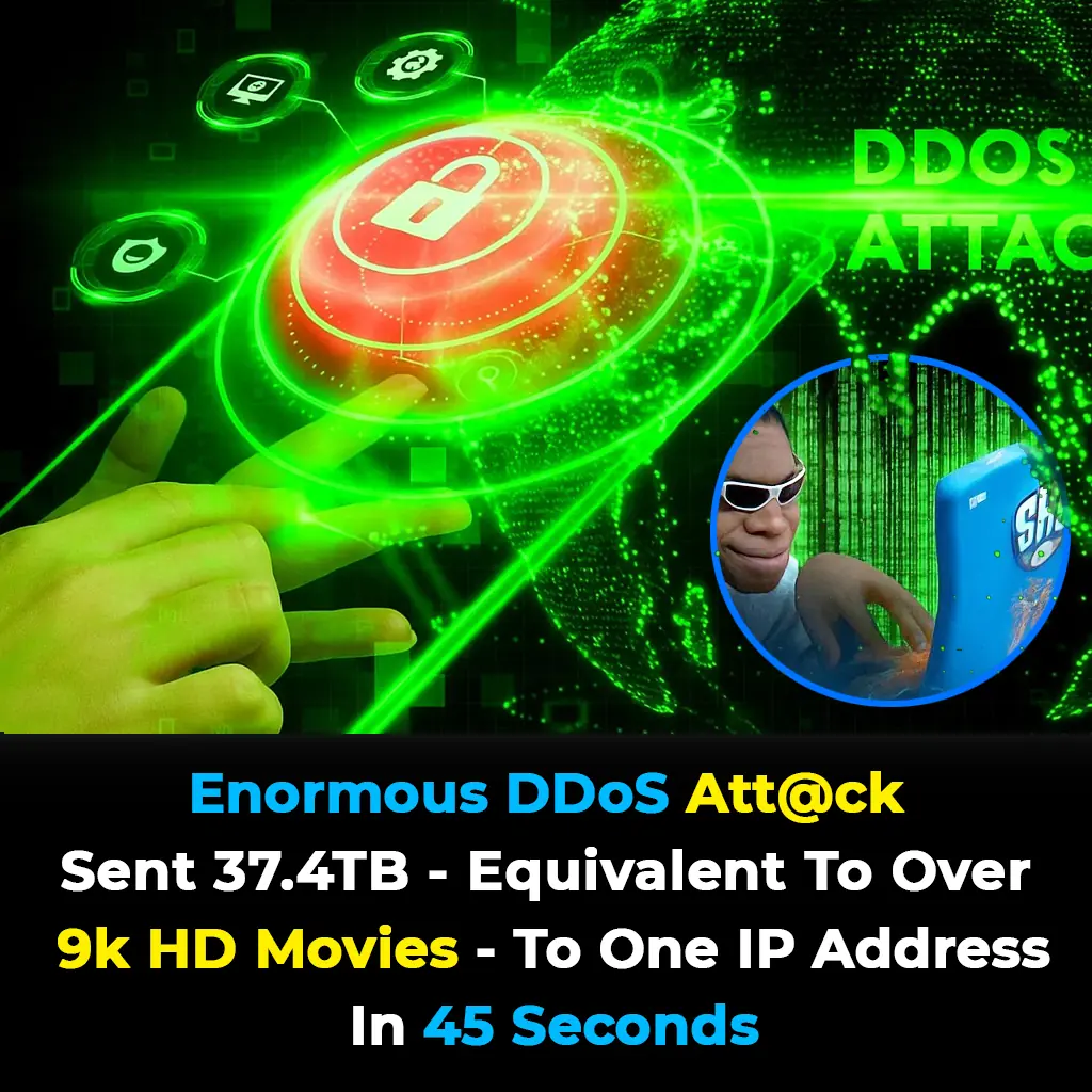 Internet Meltdown: 37.4TB DDoS Attack Slams One IP in Just 45 Seconds!