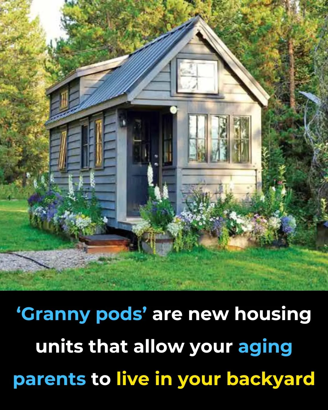 'Granny Pods' cho phép cha mẹ già ở gần nhà bạn