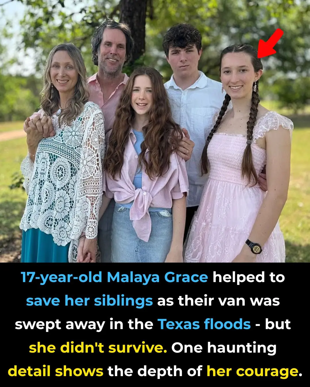 Heroic Teen Malaya Grace, 17, Dies After Saving Siblings from Drowning in Texas Floods