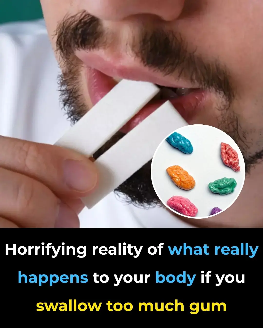 Horrifying reality of what really happens to your body if you swallow too much gum