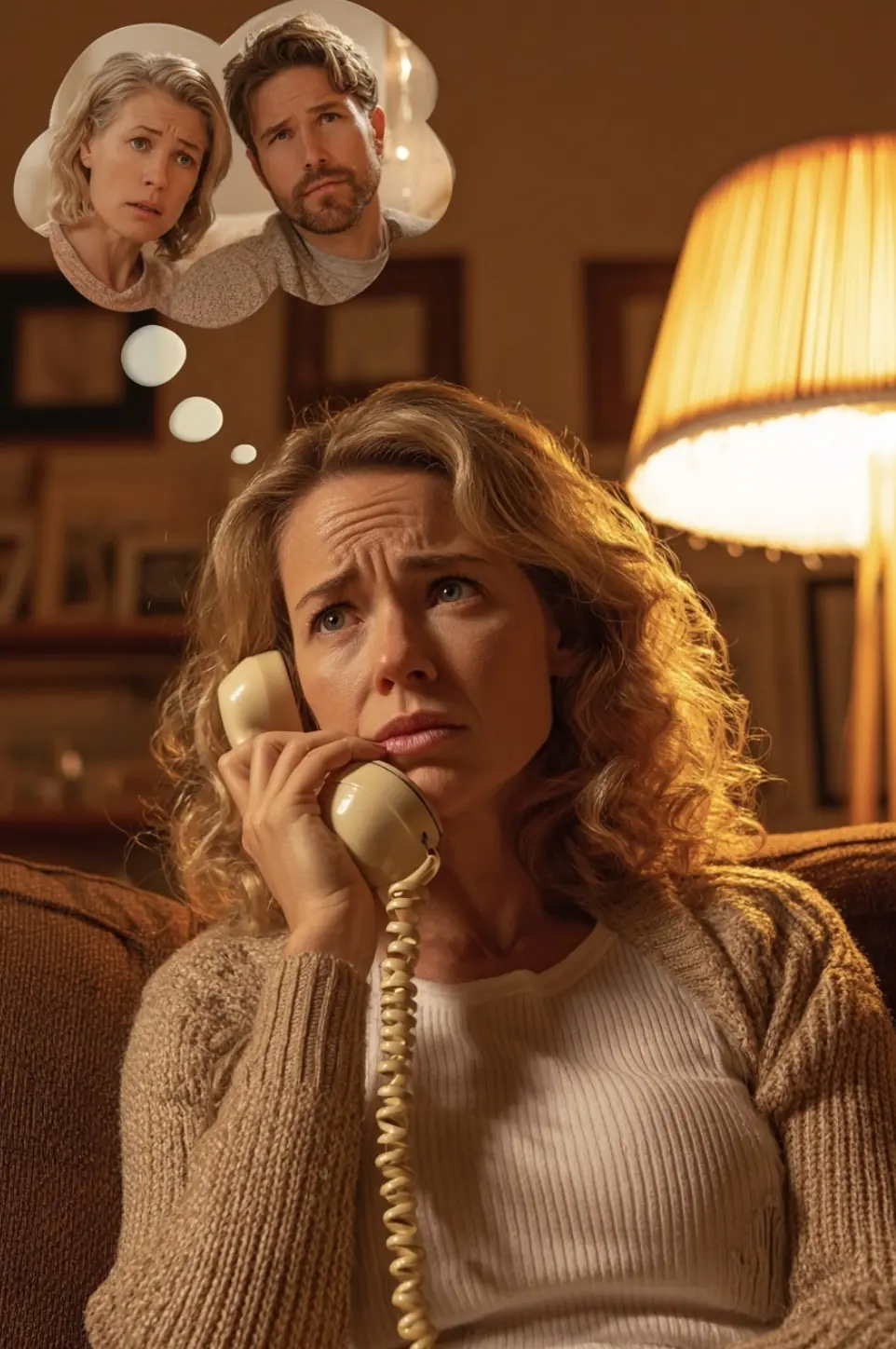 The husband forgot to end the call. The wife overheard his conversation with his mother and filed for divorce the very same day.