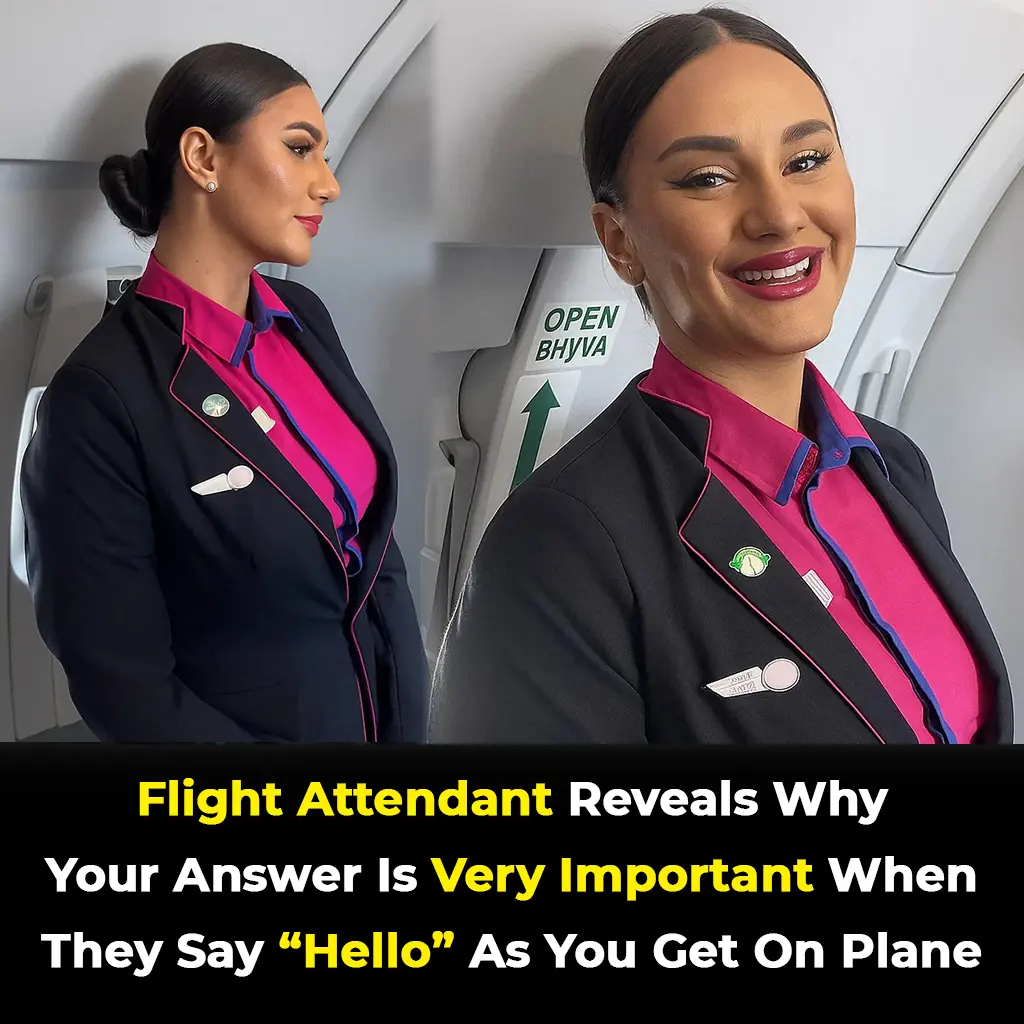 Flight Attendant Unveils Why Your Answer Is Very Important When They Say “Hello” As You Get On Plane