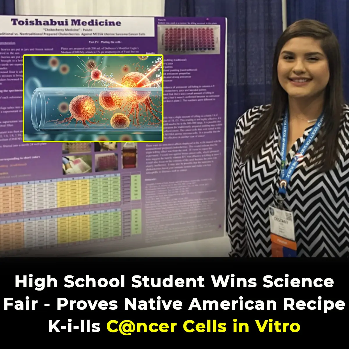 Native American High Schooler Discovers Cancer-Fighting Properties in Traditional Chokeberry Pudding