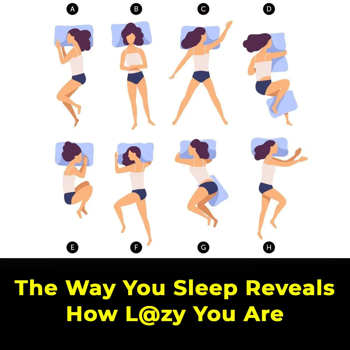 How Your Sleep Position Reveals If You’re L@zy