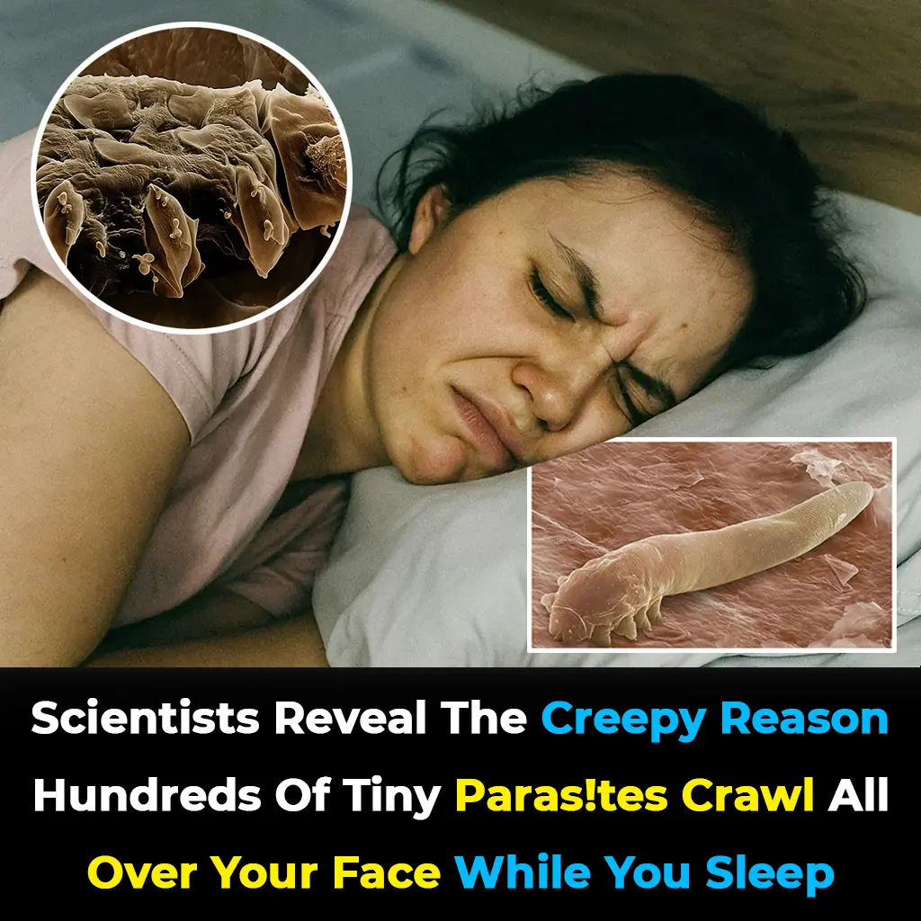 Scientists reveal the creepy reason parasites crawl on your face while you sleep