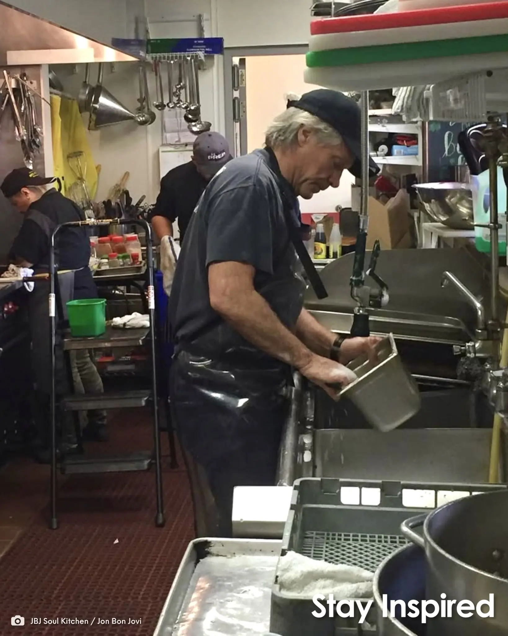 Rock Star with a Dish Towel: How Jon Bon Jovi Chose Compassion Over Fame.