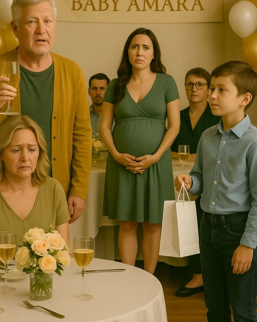 I Was Shamed for Being a Single Mom at My Sister’s Baby Shower — Then My 9-Year-Old Son Silenced the Room with a Letter