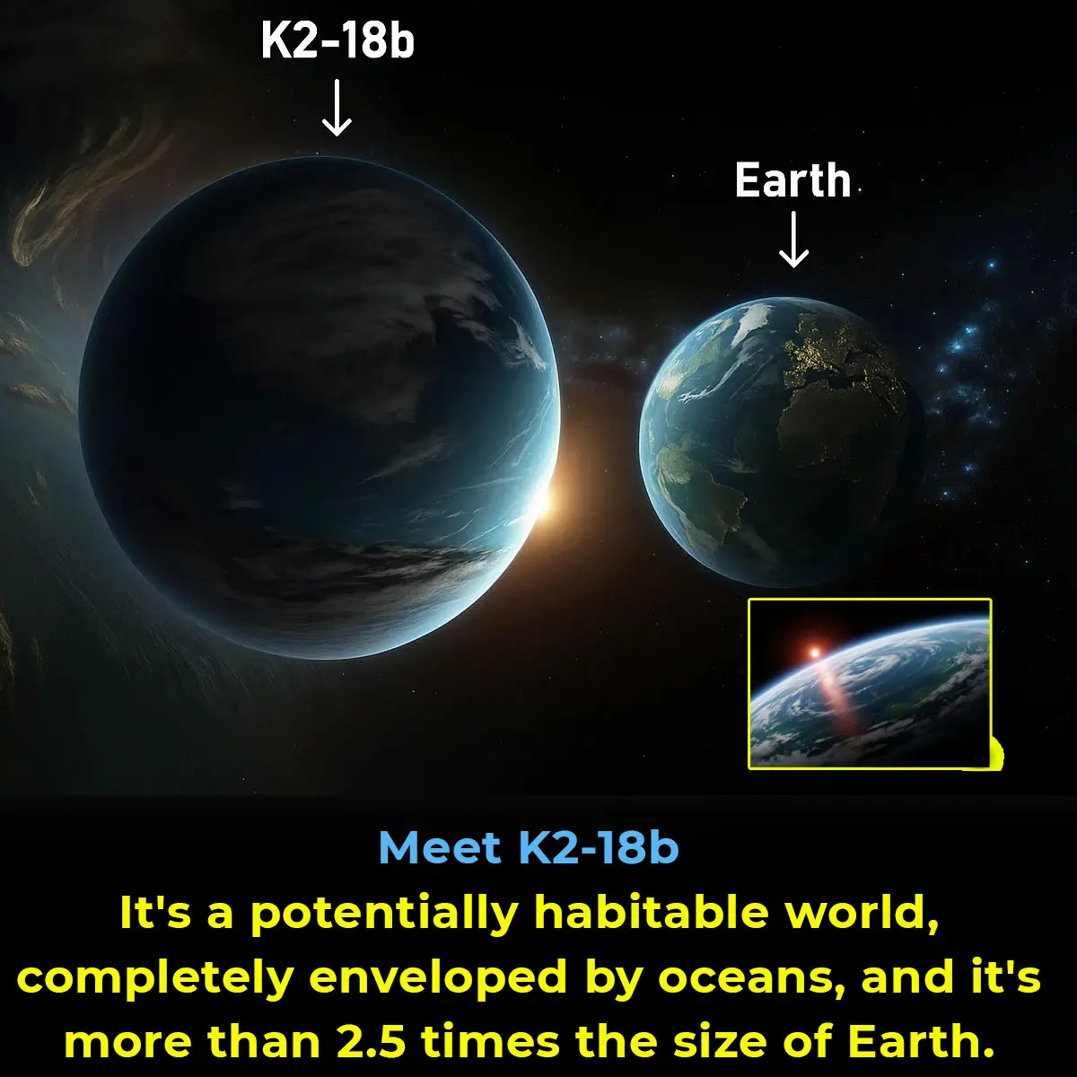 “Meet K2-18b: The Distant Ocean World That Could Host Alien Life”
