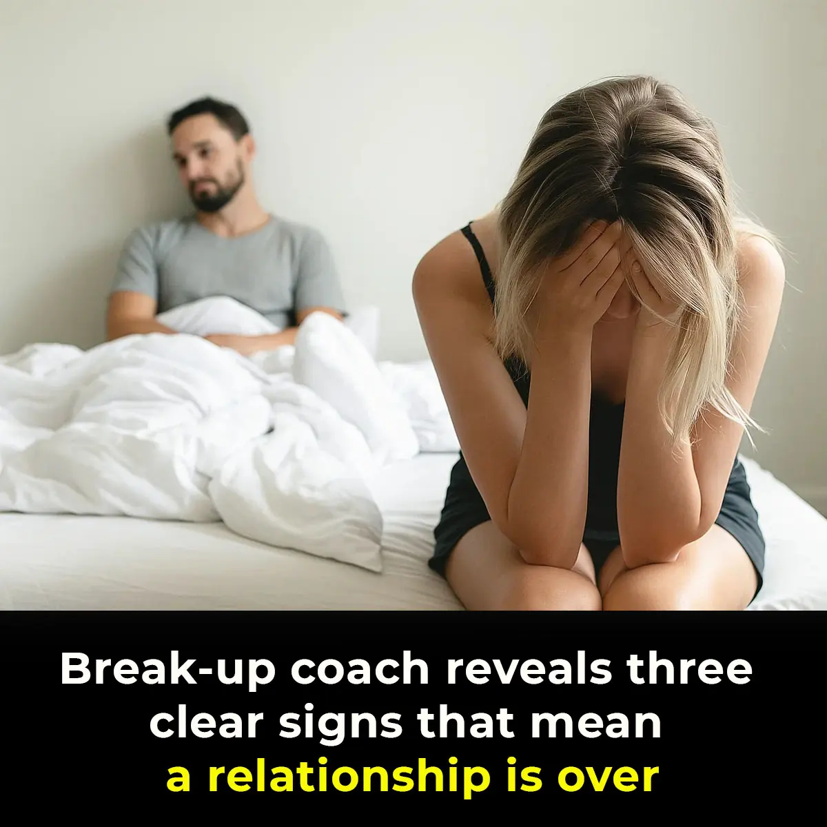 Break-up coach reveals three clear signs that mean a relationship is over