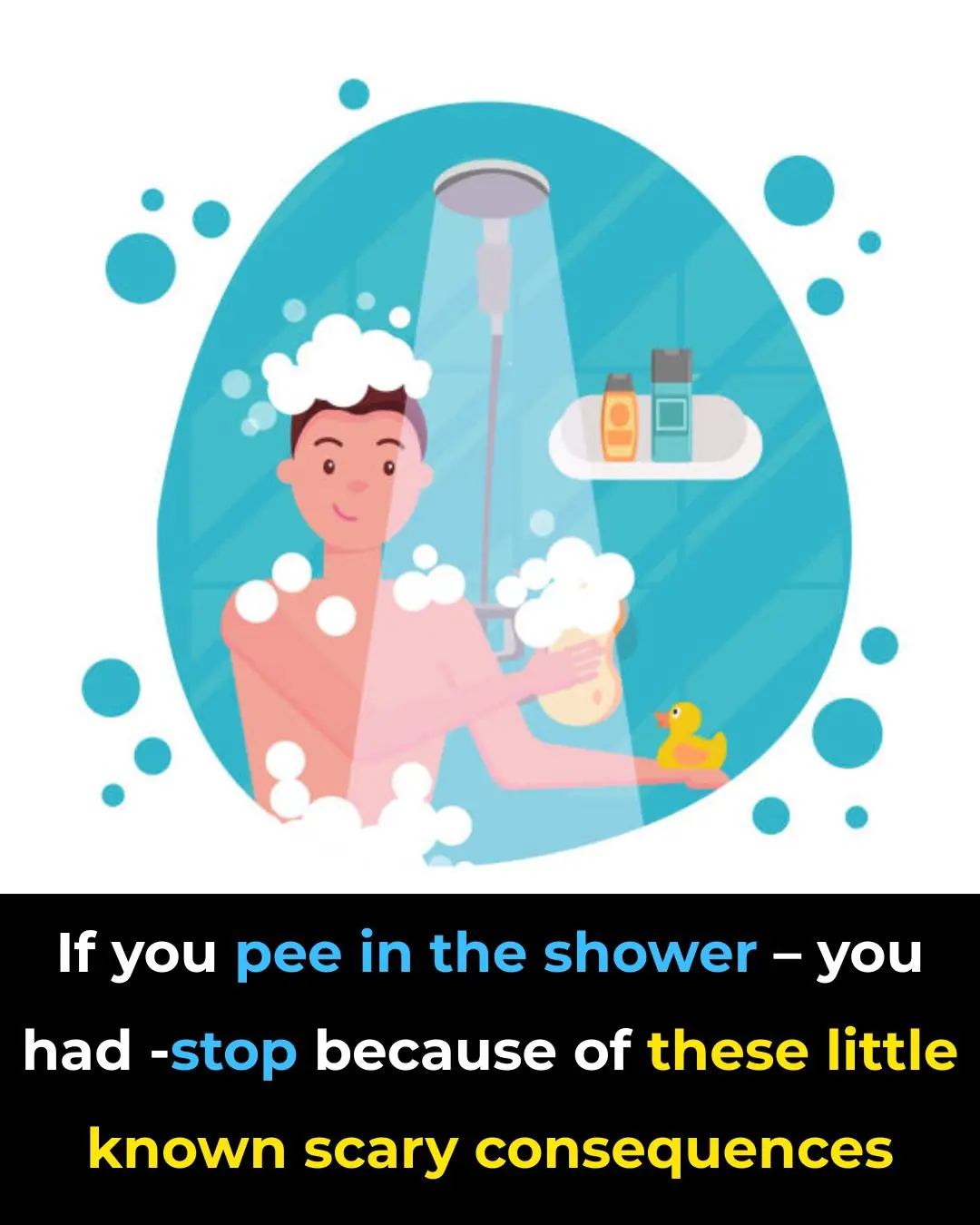 Peeing in the Shower, Doctor Explains Why Women Shouldn’t