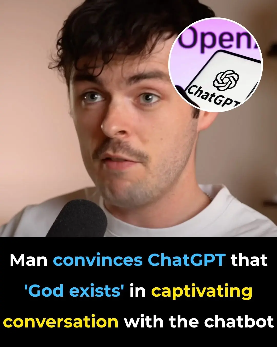 Man convinces ChatGPT that 'God exists' in captivating conversation with the chatbot