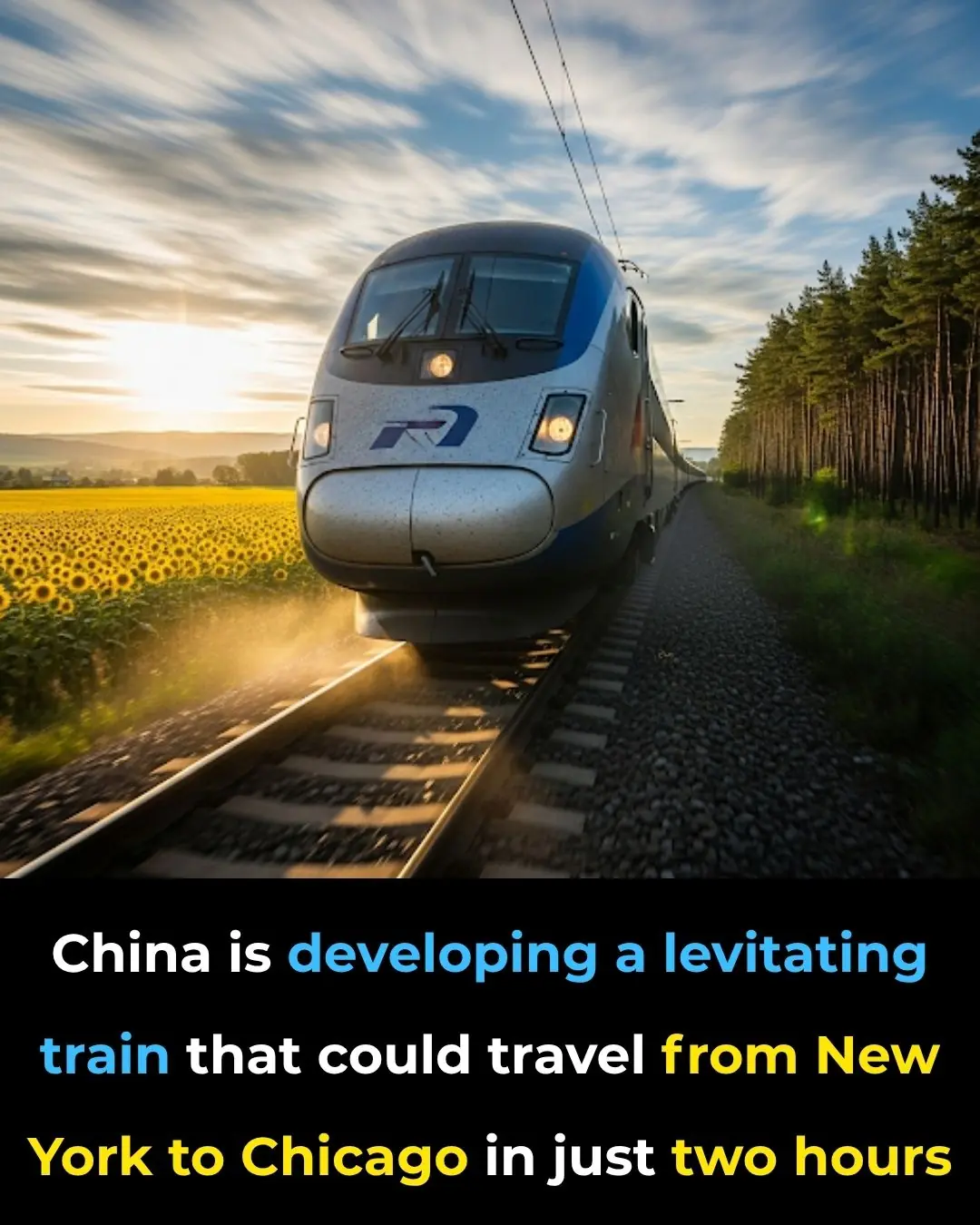 China is Developing a Levitating Train That Could Travel From New York to Chicago in Just Two Hours