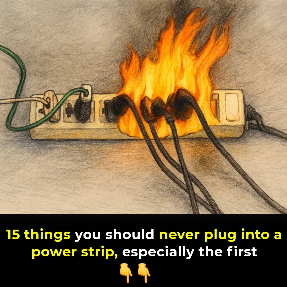 15 Things You Should Never Plug Into A Power Strip