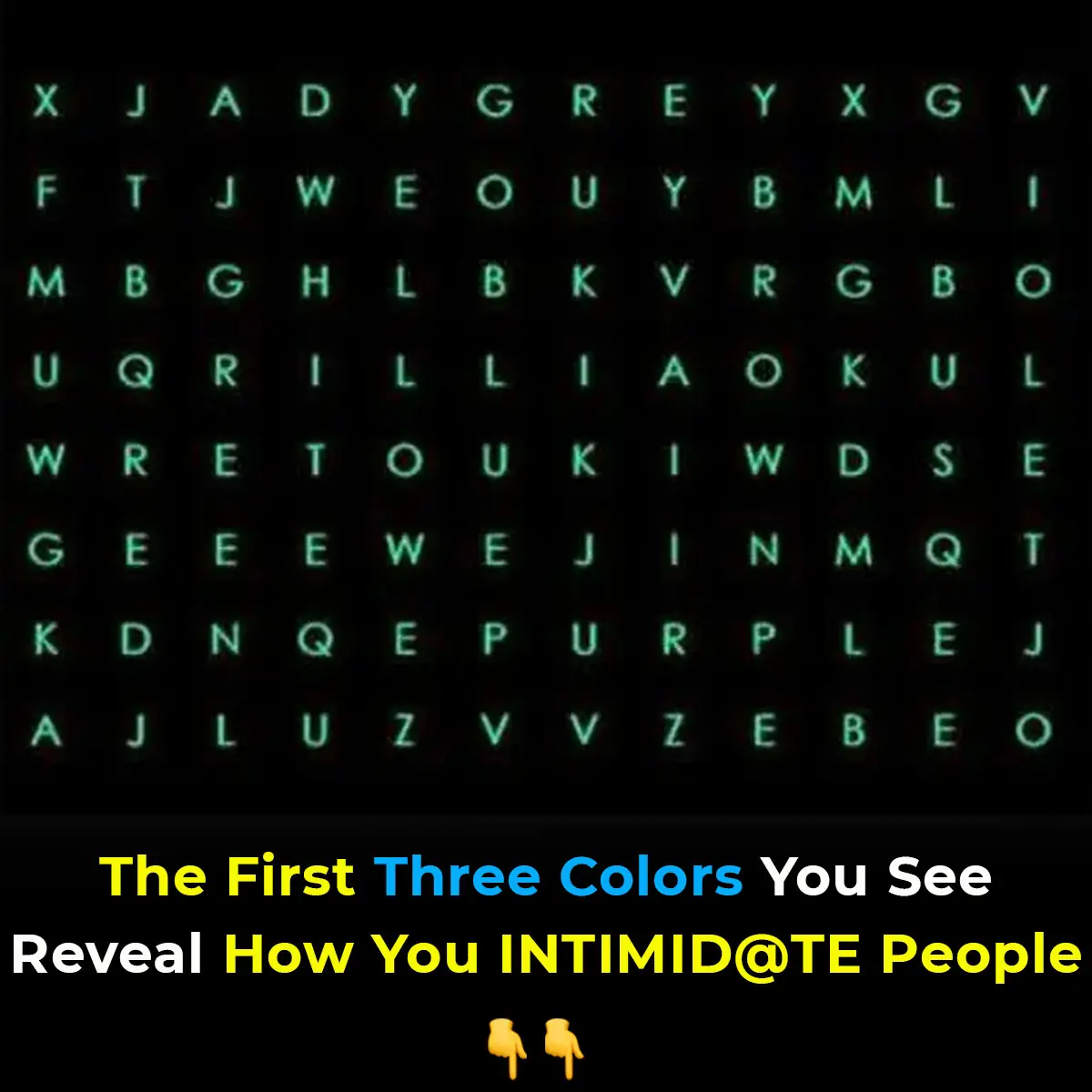 Unveiling Personality Secrets: What’s the First Color You See?