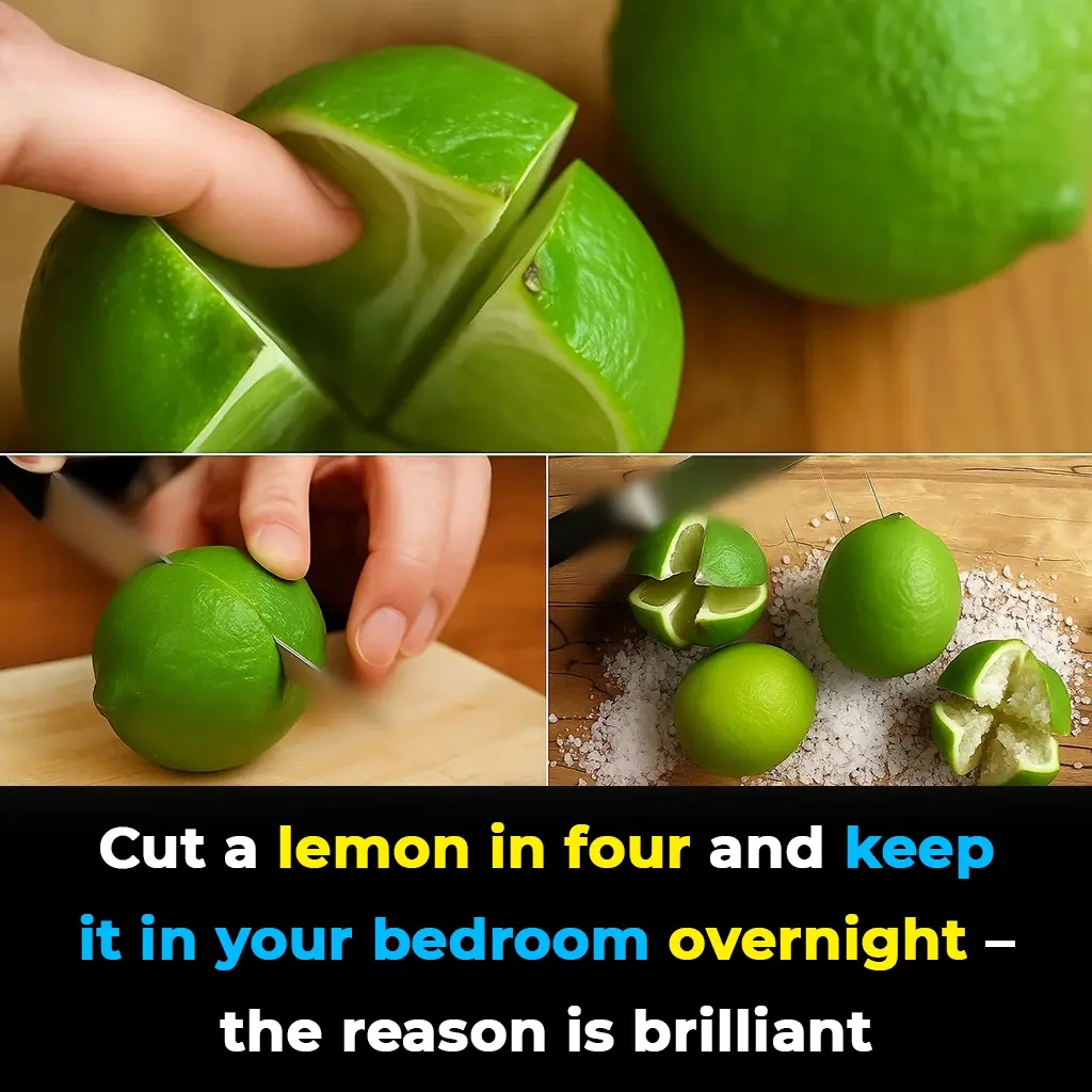 Cut a lemon in four and keep it in your bedroom overnight – the reason is brilliant