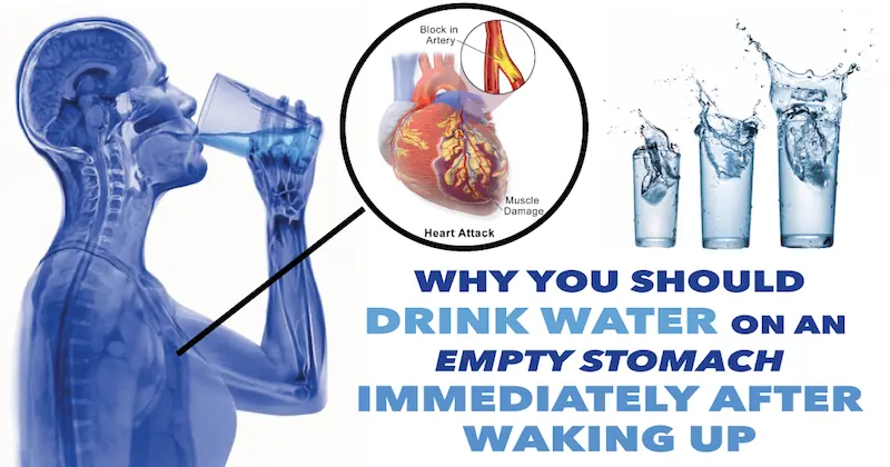 Why You Should Drink Water On An Empty Stomach Immediately After Waking Up