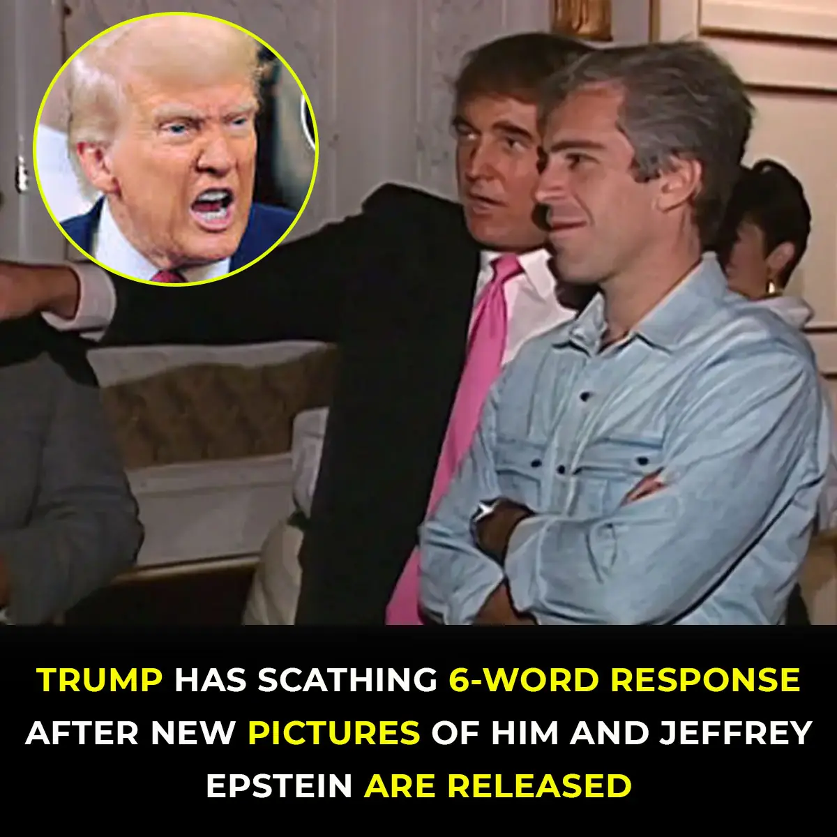 Trump fires back with blunt 6-word statement after Epstein photos resurface