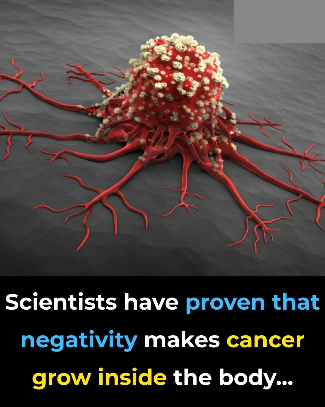 Scientists Have Proven That Negativity Makes Cancer Grow Inside The Body