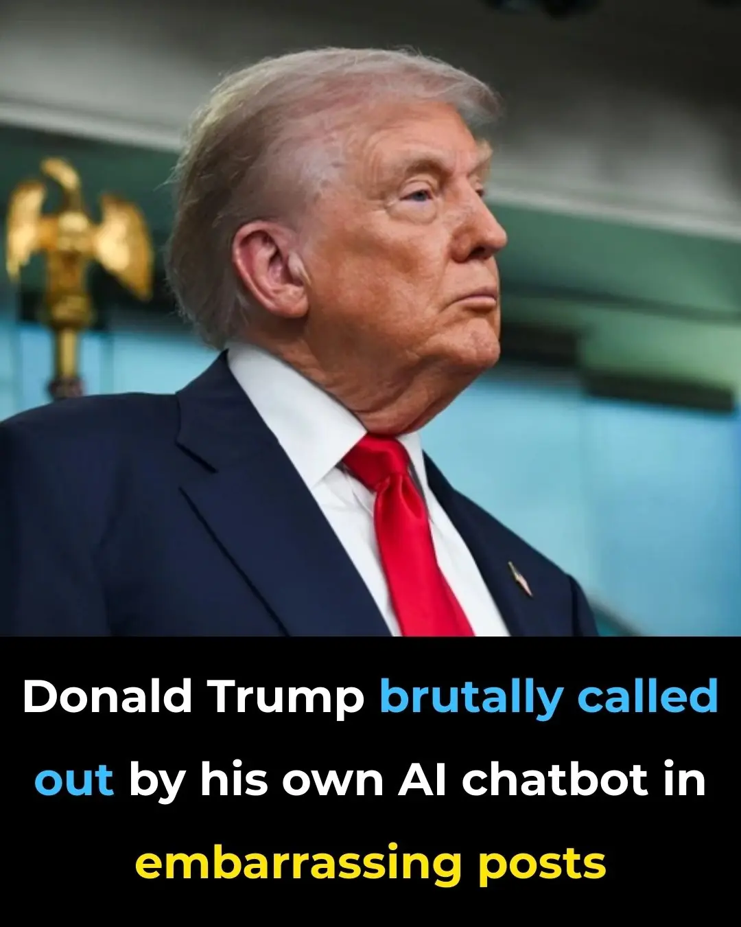 Donald Trump brutally called out by his own AI chatbot in embarrassing posts