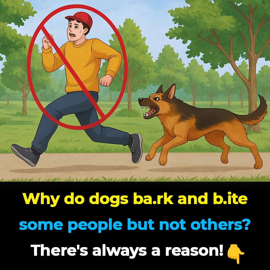 The reason dogs often chase and bark some people but not others