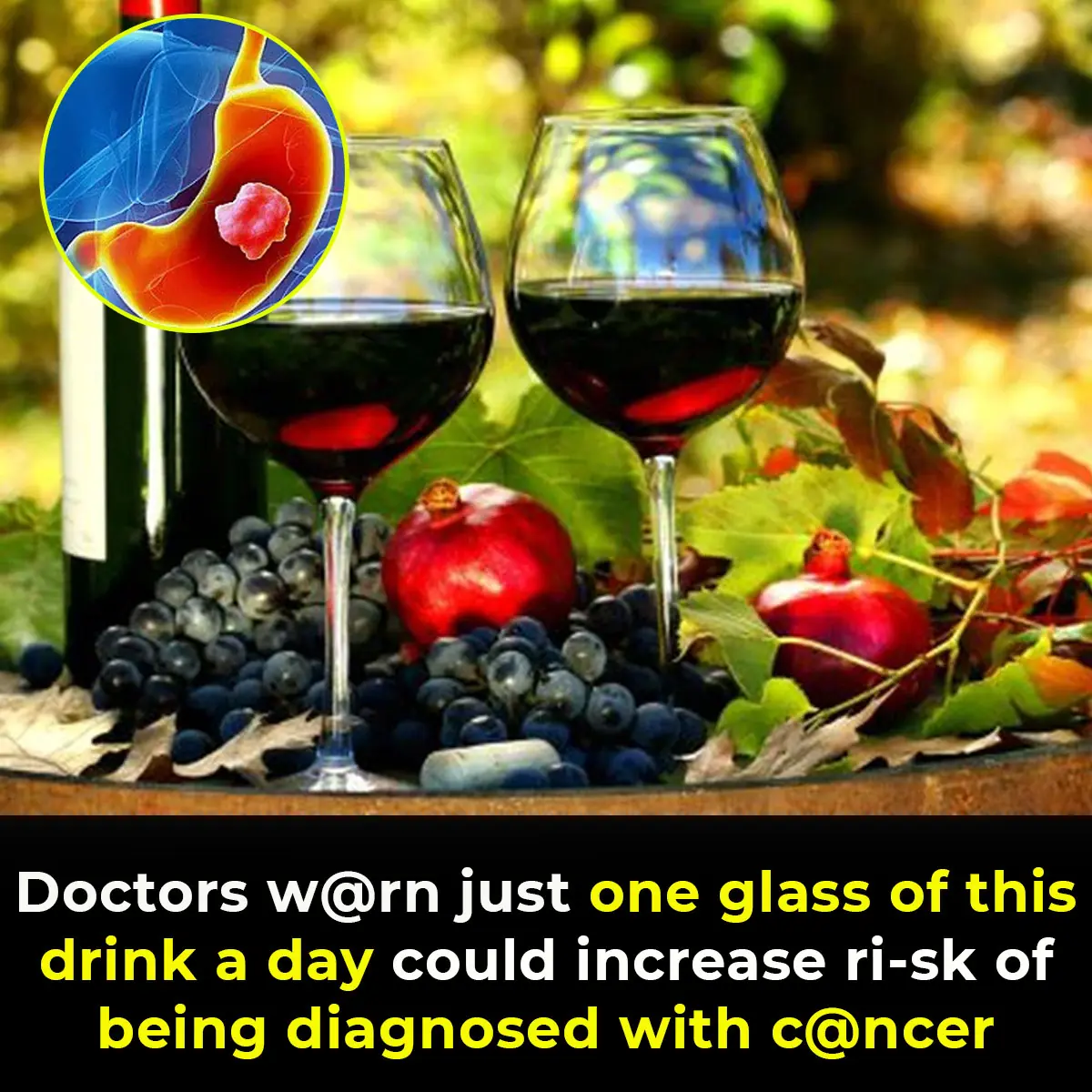 Doctors warn just one glass of this drink a day could increase risk of being diagnosed with cancer