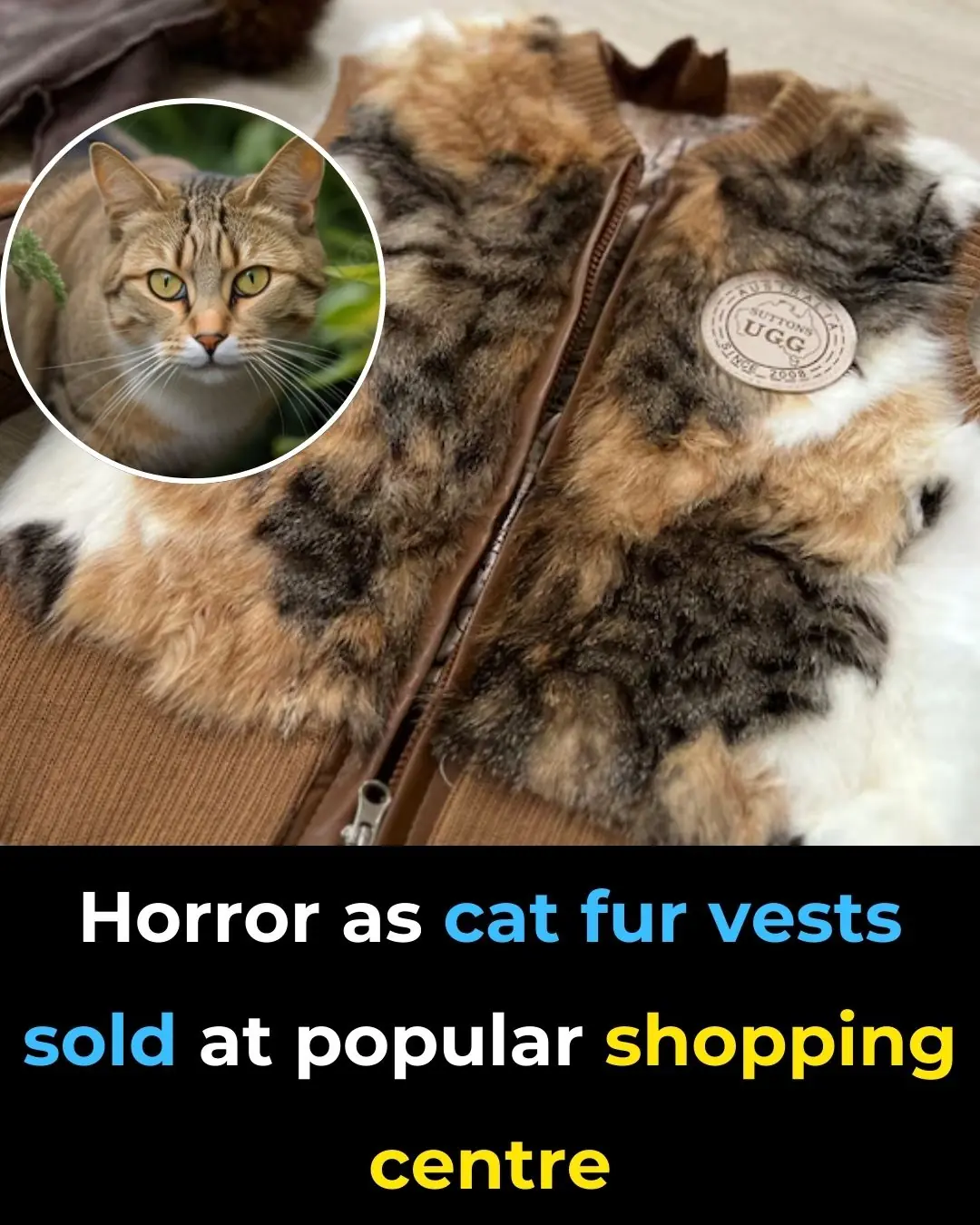 Horror as Cat Fur Vests Sold at Popular Shopping Centre