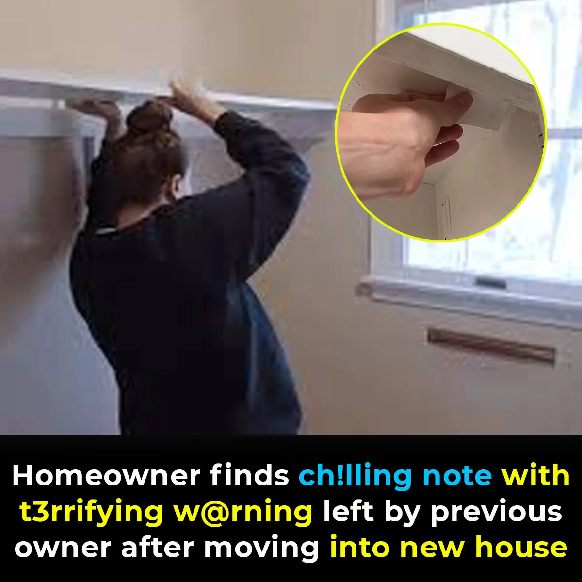 Homeowner finds chilling note with terrifying warning left by previous owner after moving into new house