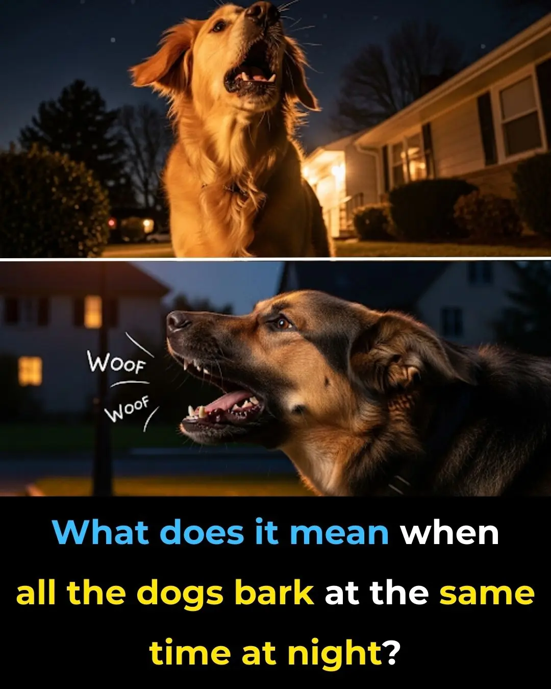 Dogs Start Howling In The Middle of the Night
