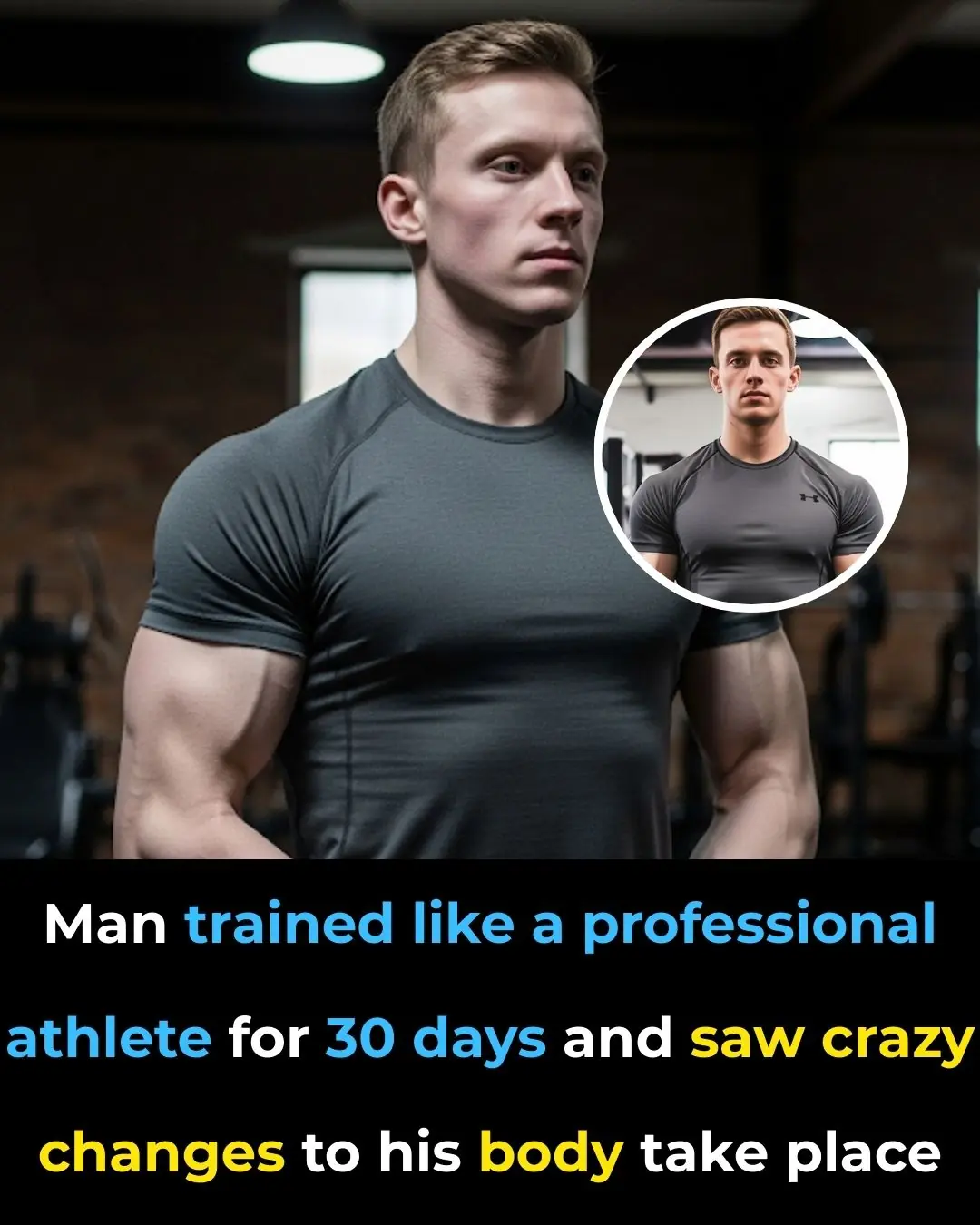 Man trained like a professional athlete for 30 days and saw crazy changes to his body take place