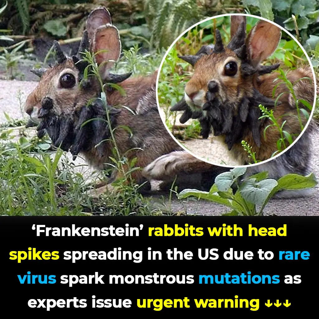 Frankenstein Rabbits With Tentacle-Like Horns Spark Invasion As Rare Virus Causes Monstrous Mutations