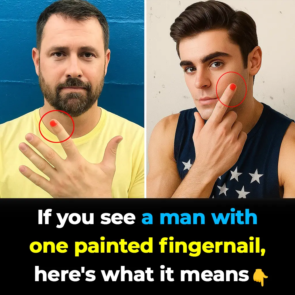 If You Notice A Man With One Painted Nail, This Is What It Actually Means