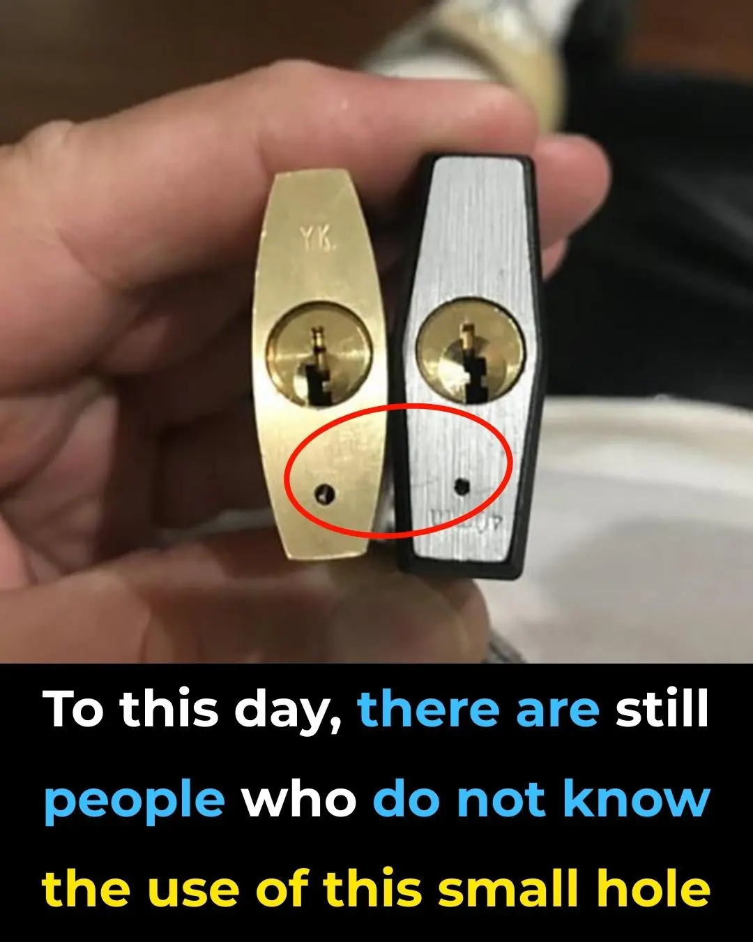 What’s the Small Hole in a Padlock For?