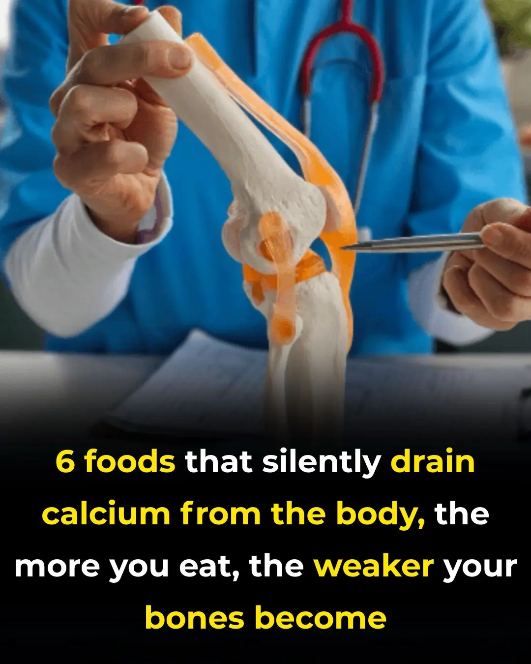 6 Harmful Foods That Weaken Calcium Levels
