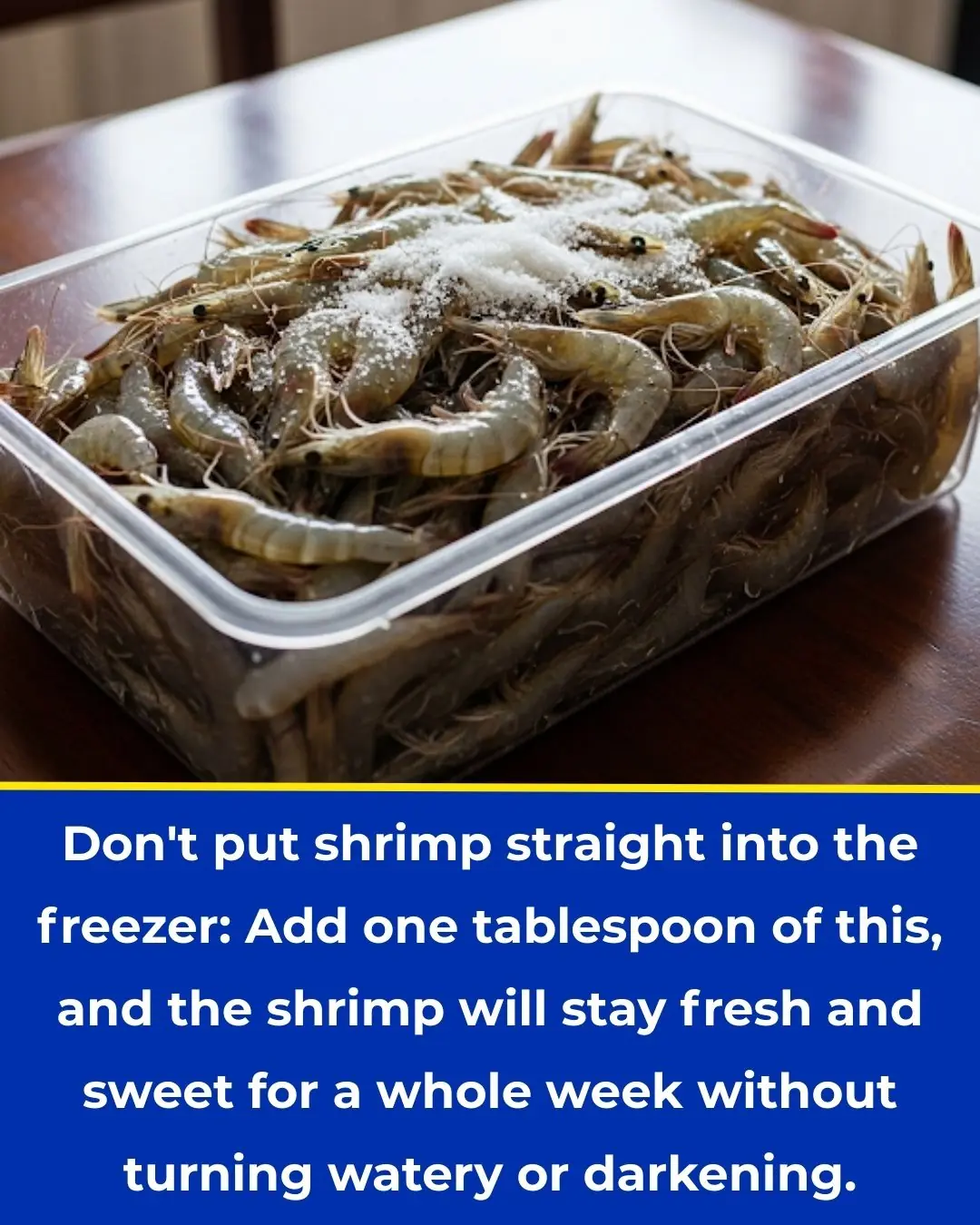The Best Way to Keep Shrimp Fresh and Sweet for a Whole Week