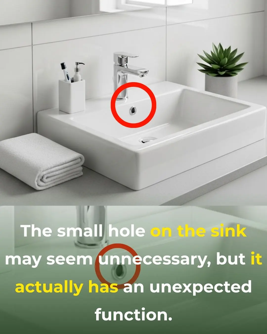 The Hidden Function of the Small Hole in Your Sink: Why It's Actually Essential