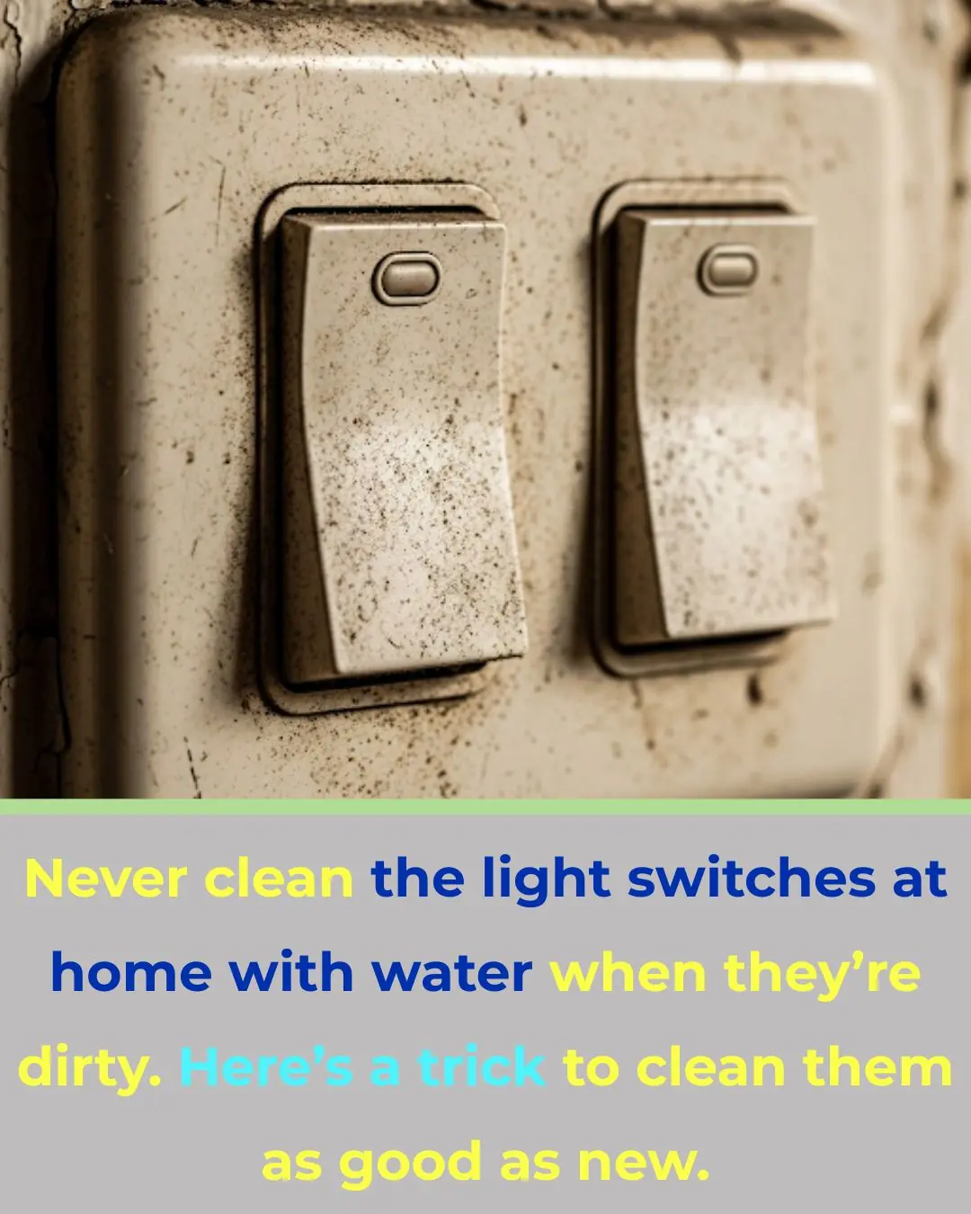 Never clean light switches with water—use this safe, foolproof method instead