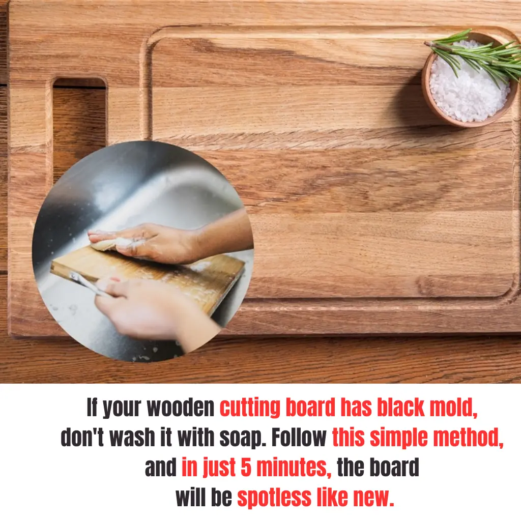 Wooden Cutting Board Got Black Mold? Skip the Soap—Do This 5-Minute Reset